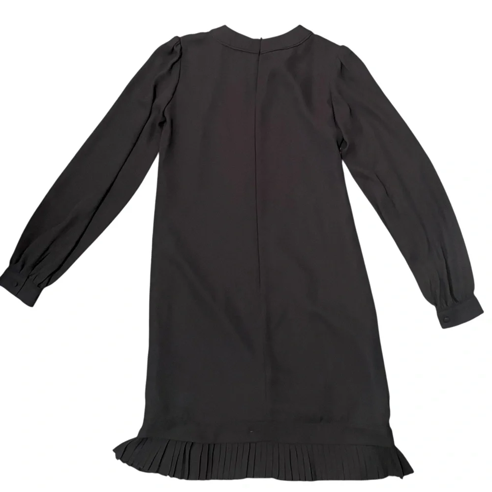 Dsquared2‎ Black Long Sleeves Pleated Bottom Shift Dress Size Girls 14 Years